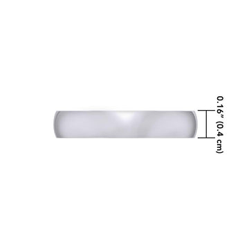 Silver Wedding Band Ring TRI1164 - Jewelry